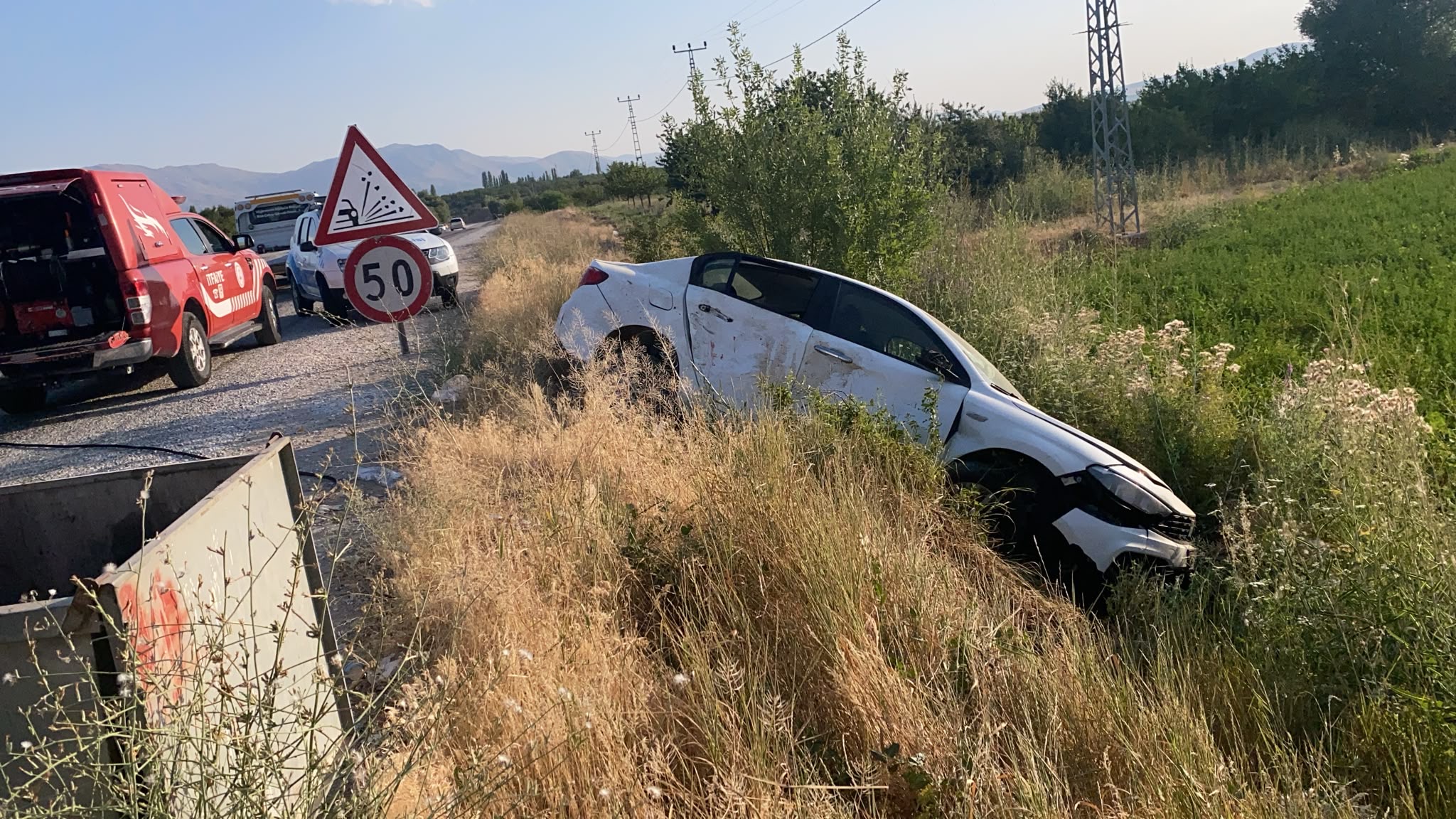 Doğanşehir’de yaralanmalı trafik kazası: 1’i ağır 4 yaralı