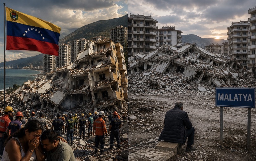 Venezuela ‘Karton’ binaların peşinde, Malatya’da 78 canın hesabı sorulmuyor
