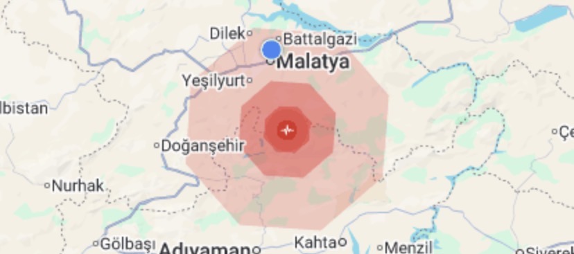 Malatya’da gece saatlerinde deprem!  Yeşilyurt 3,7 ile sallandı