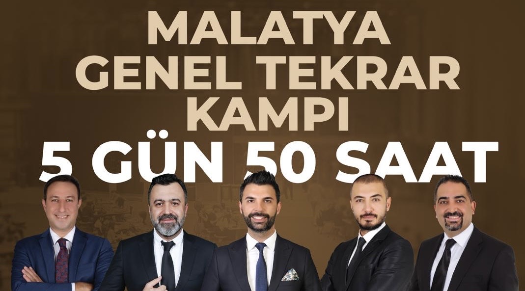 KPSS öncesi son büyük tekrar Malatya’da