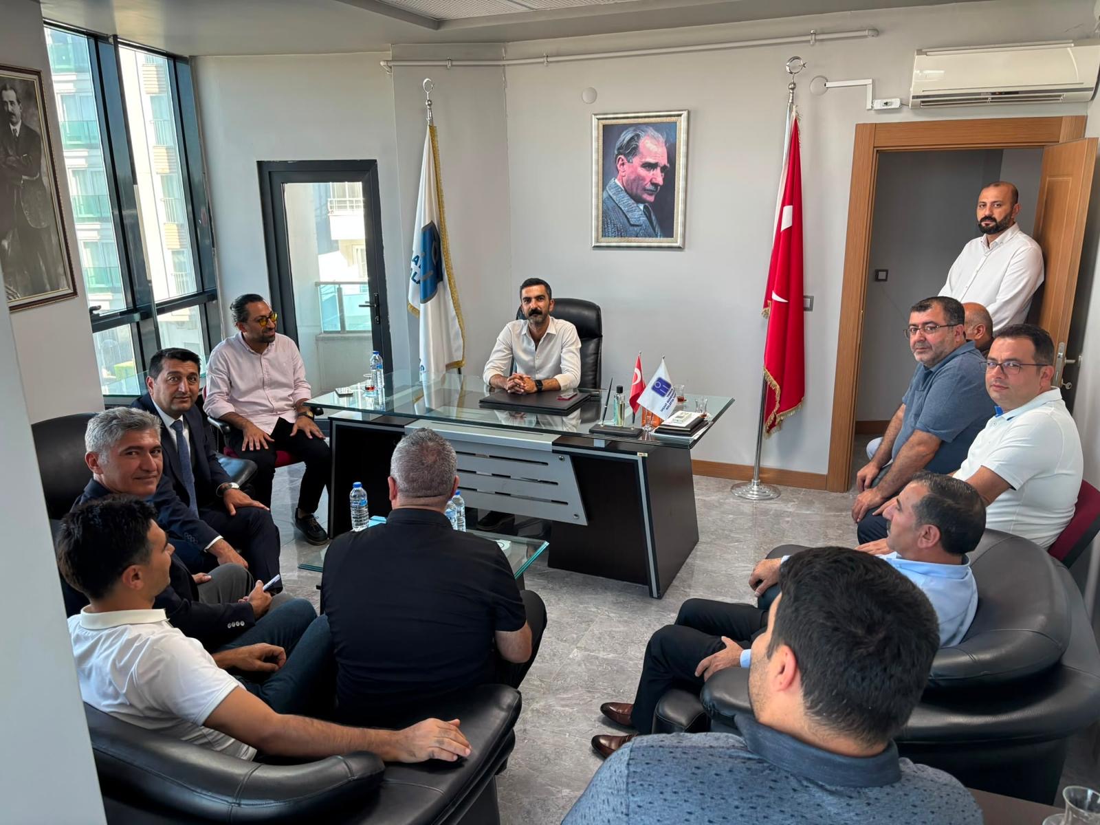 Boyraz’dan İnşaat Mühendisleri Odası’na ziyaret