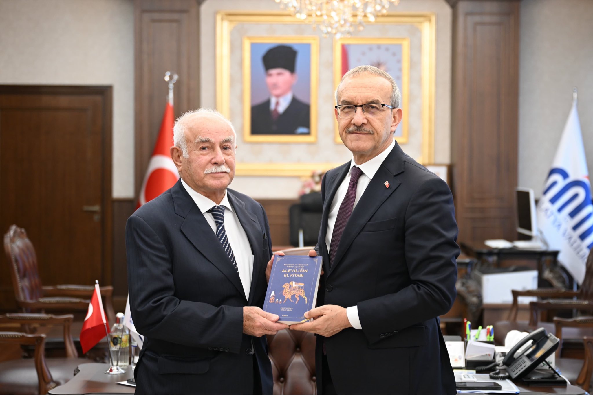 Alevi-Bektaşi temsilcilerinden Seddar Yavuz’a ziyaret